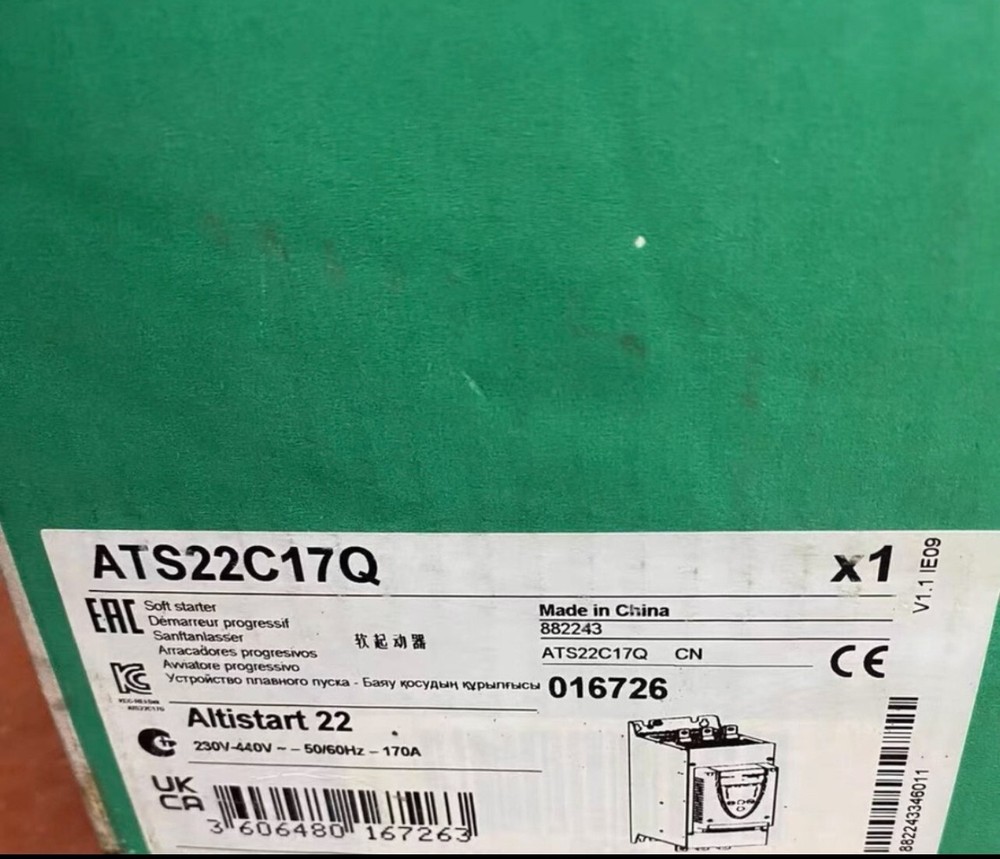 ATS22C17Q 100%  ATS22 soft starter,  ATS22C17Q#L US Free TAX