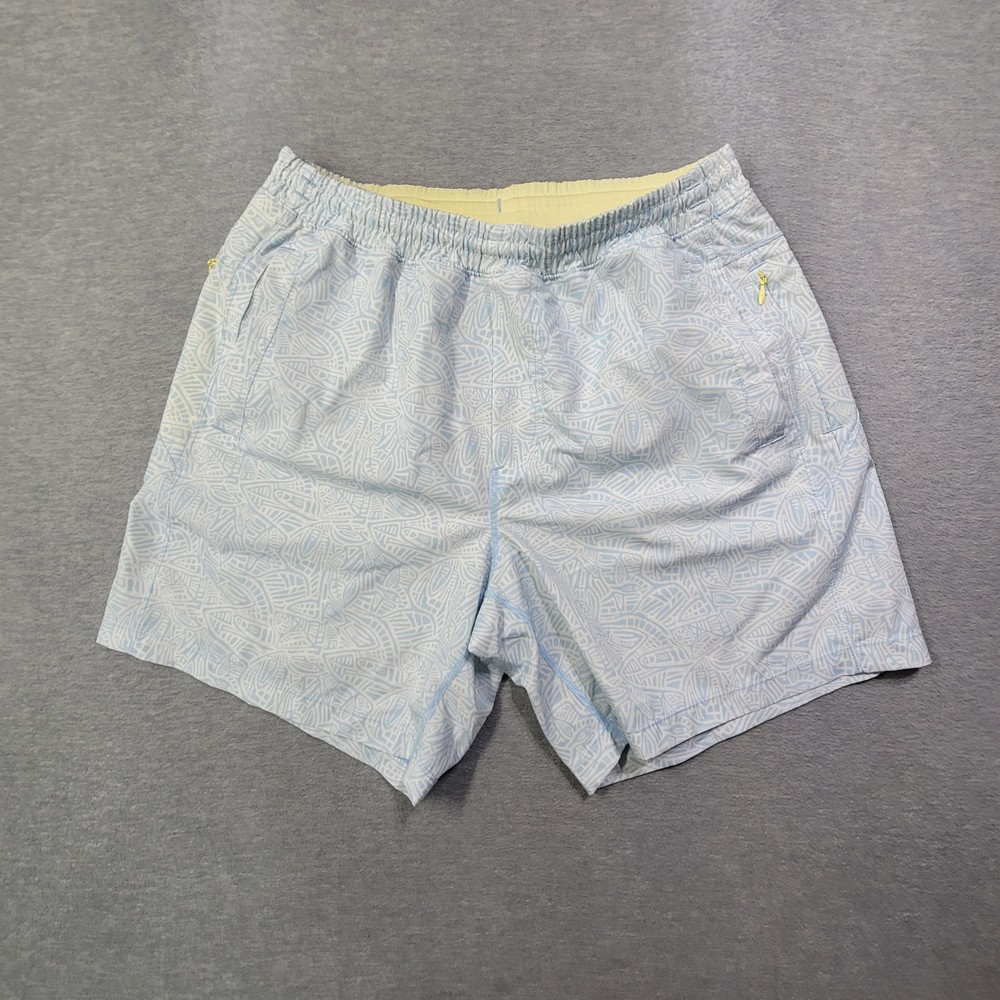 Birddogs Shorts Mens Medium Blue Geometric Unlined 7