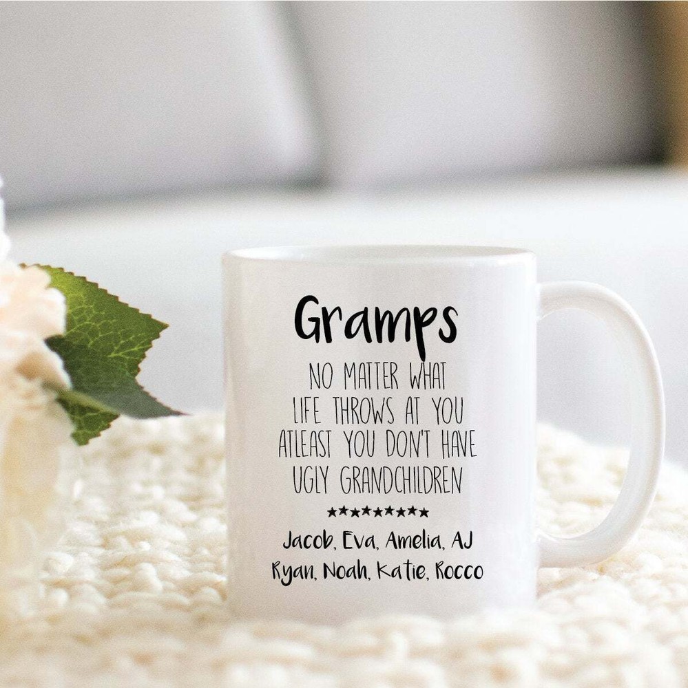 Personalized Gift For Gramps Funny Gramps Mug Christmas Birthday Cup For Gramps