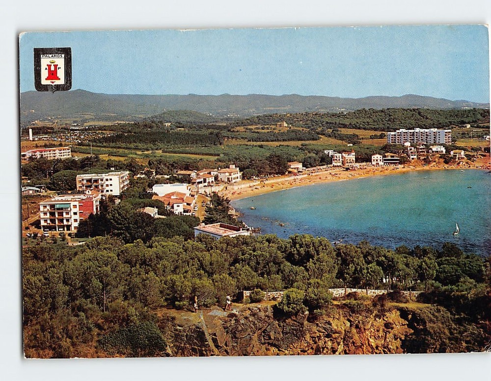 Postcard Fosca's Beach Palamos Costa Brava Spain