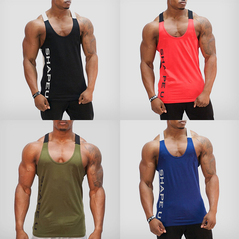 Men’s Cotton Pullover Tank Top – Summer Casual Sports Vest T-Shirt – Lightweight, Breathable Design For Active Wear