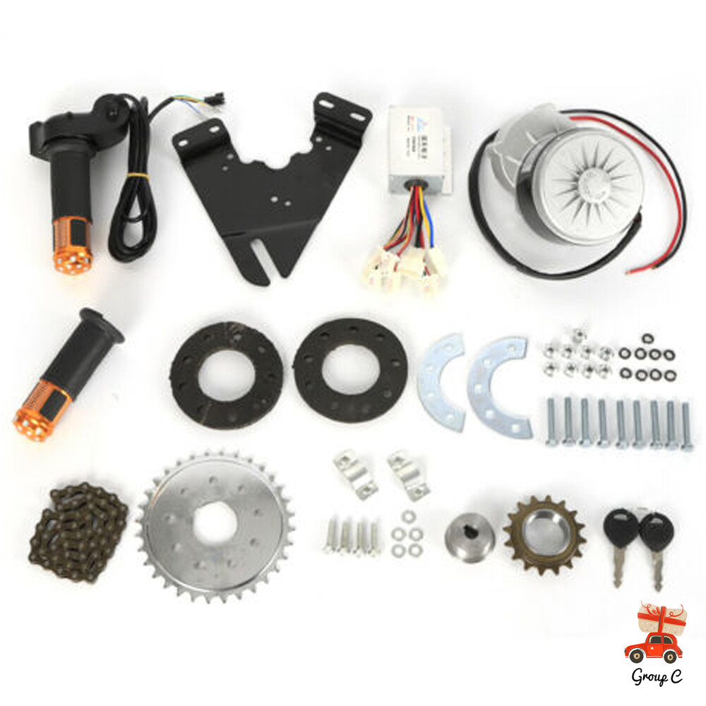 250W 24V E-Bike Left Side Drive Motor Thumb Kit Mountain Bike Conversion Custom