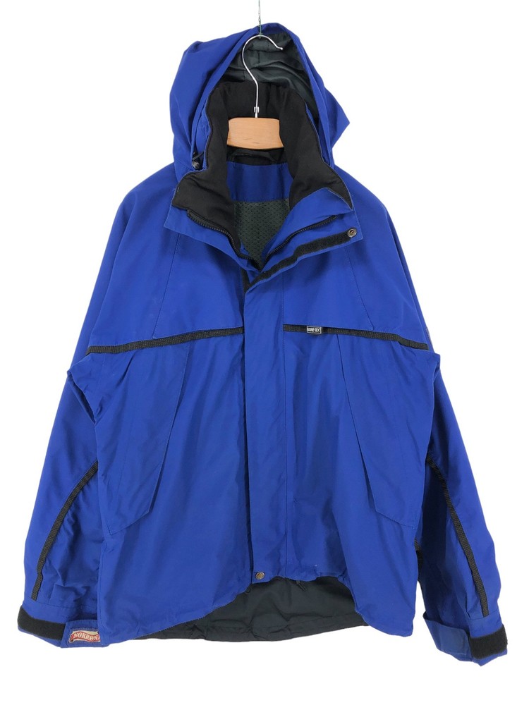 Vintage NORRONA Men 1360 Nesbru Gore-Tex Hooded Rain Jacket Coat Size L