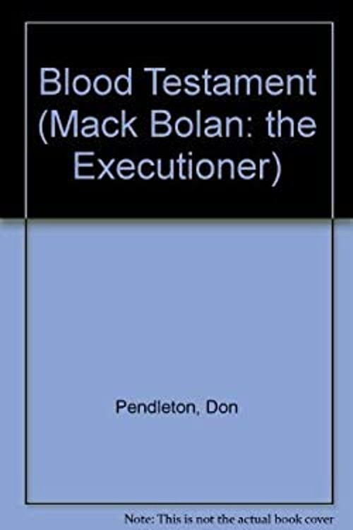 Blood Testament Mass Market Paperbound Don PendletonFree US Delivery | ISBN:0373611005