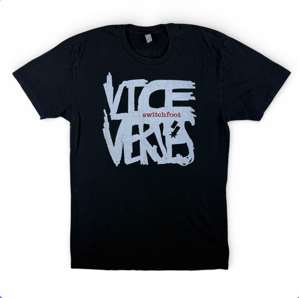 Switchfoot Shirt Mens Medium Black Vice Verses Tour 2012 Concert Band Rock Tee