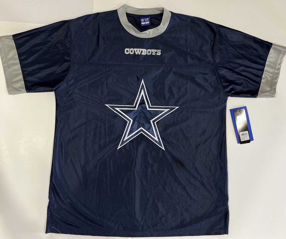 Dallas Cowboys NFL Jersey Mens Retro Shiny Short Sleeve Authentic Ultra Game