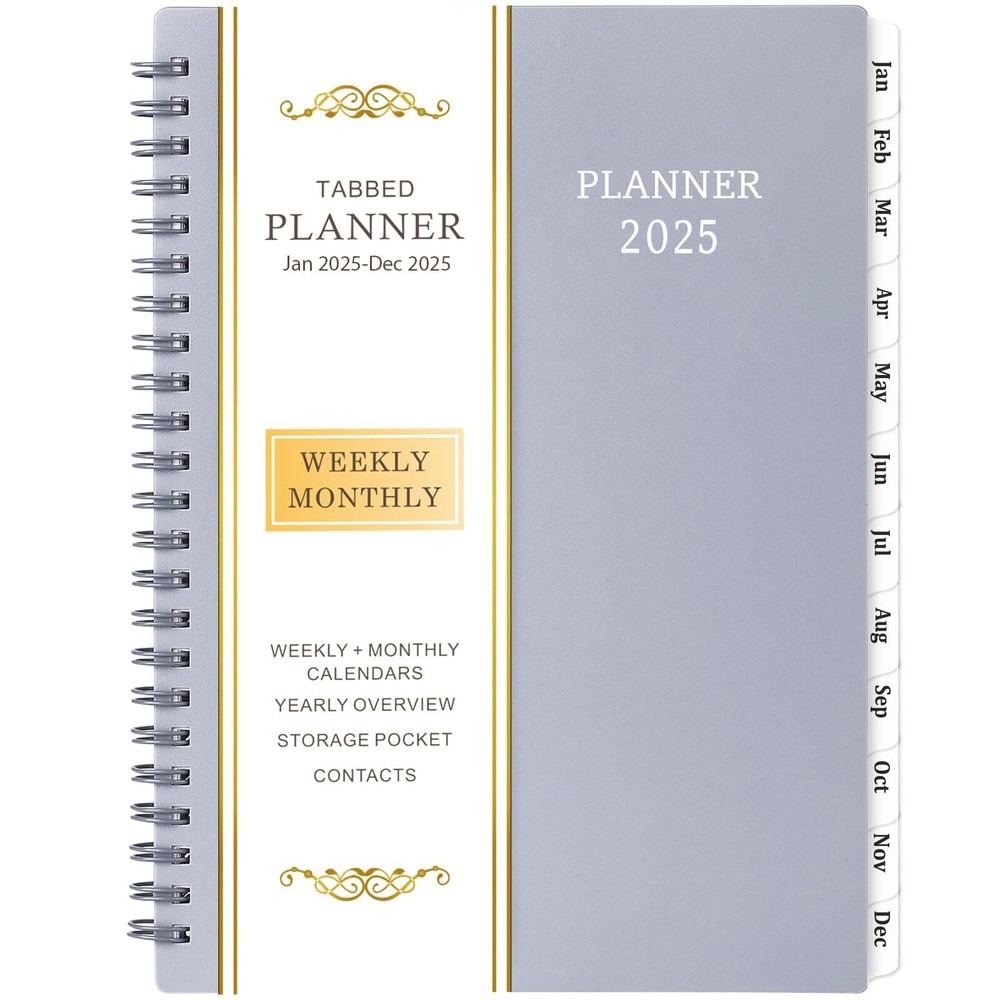 2025 Planner - Jan 2025 - Dec 2025 Planner 2025 2025 Planner Weekly and Month...