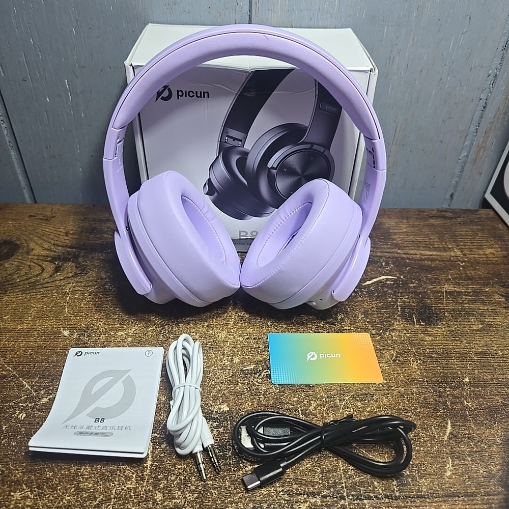 B8 Bluetooth Headphones, 120H Playtime Headphones Wireless Bluetooth with 3 EQ M