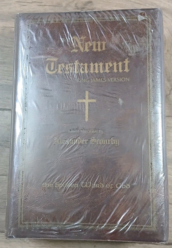 The Holy Bible King James Version KJV Cassette Tape Set - NEW  Alexander Scourby