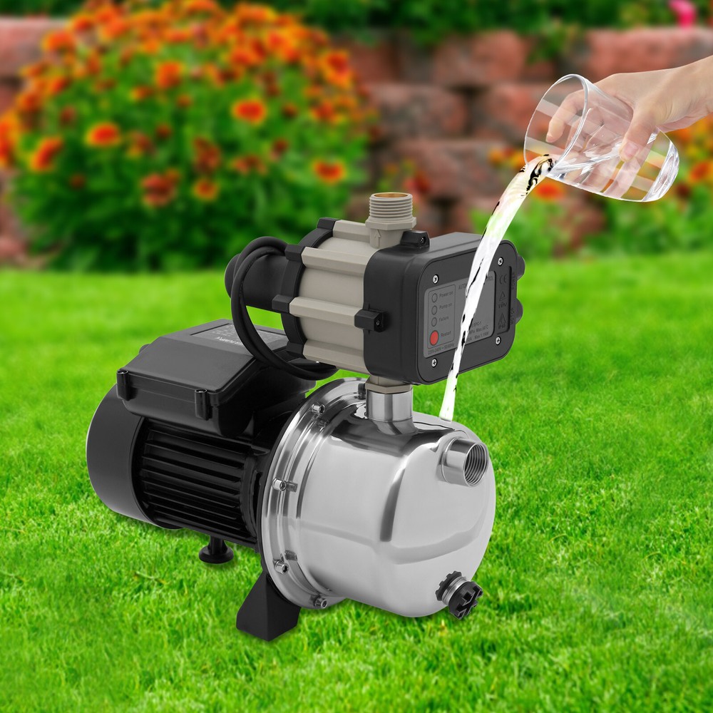 1.5 HP 115V Shallow Well Pump Garden Booster Jet Pump With Controller 1200 GPH