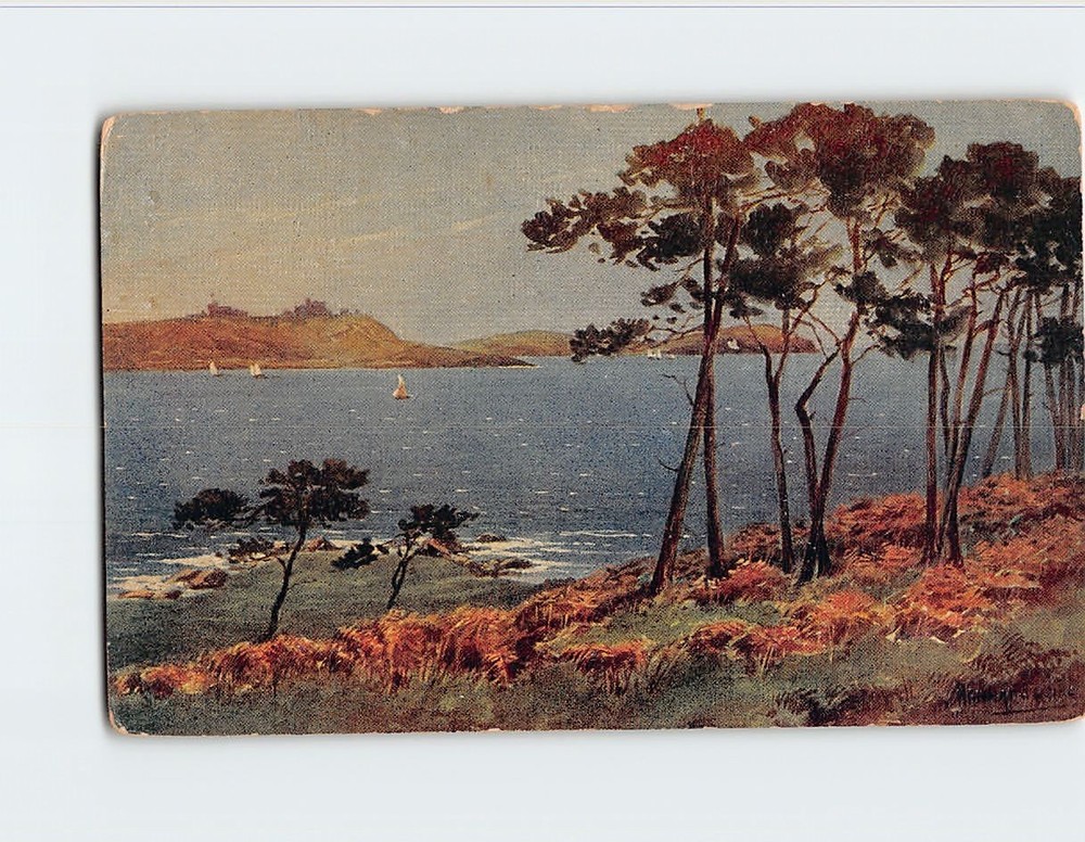 Postcard Coast Nature Lake Landscape Scenery