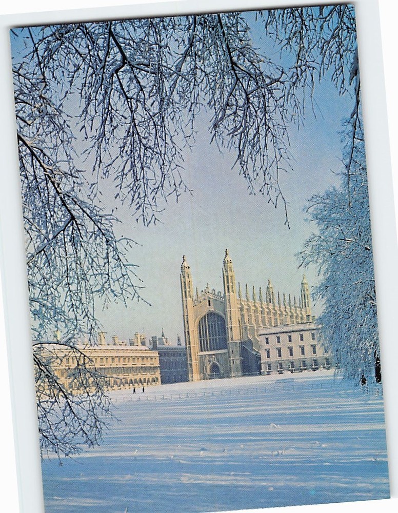 Postcard Kings College Chapel Cambridge England