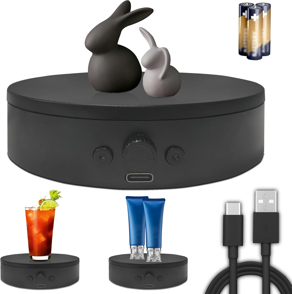 Rotating Display Stand Easy to Switch Direction, Spinning Platform Adjustable Sp