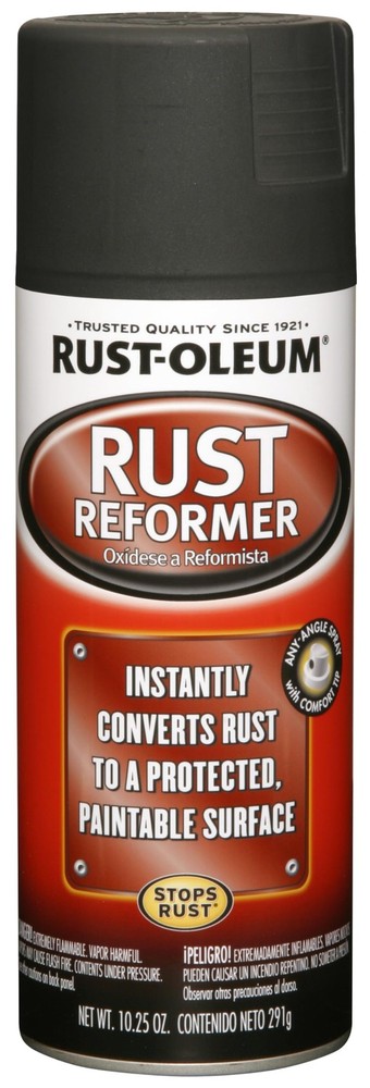 Rust-Oleum 248658-6PK Rust Reformer Spray, 10.25 oz, Black, 6 Pack