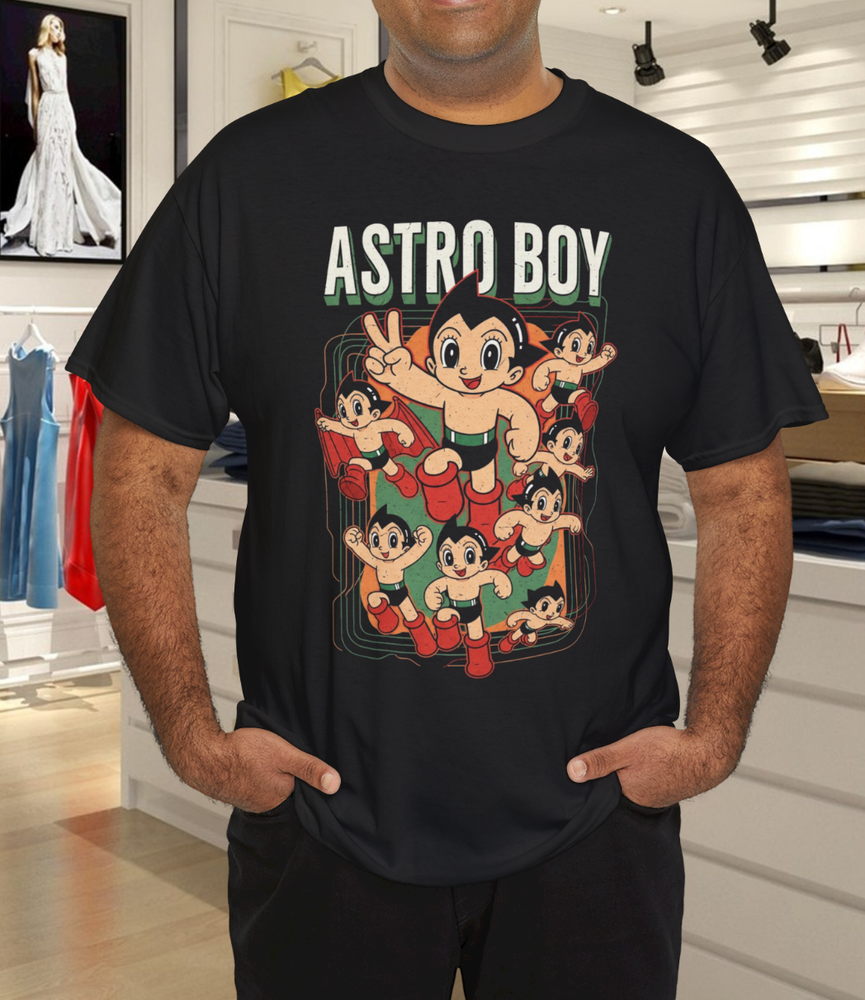 Astro Boy T-Shirt Casual New Short Sleeves Regular Fit