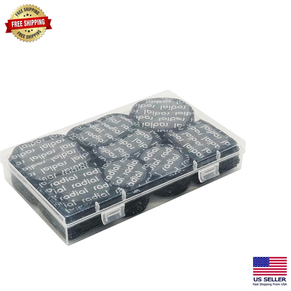 96-Piece Heavy-Duty Tire Repair Kit - Self-Vulcanizing Patches for All Vehicles