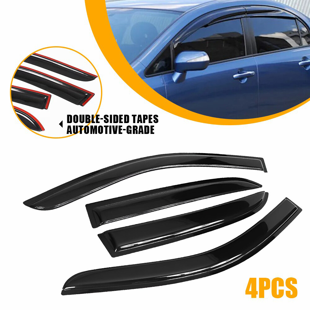 For 2003-2007 Honda Accord 4 Door Sedan Model Window Visors Rain Guards Vent 8x