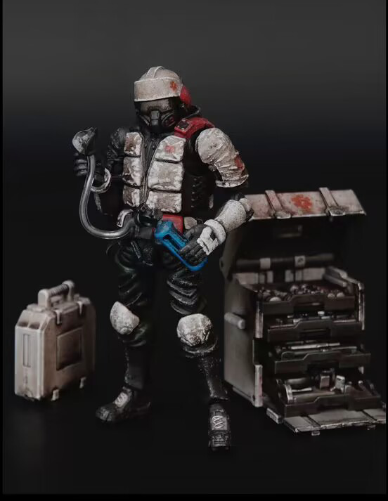 Acid Rain WORLD FAV-A69 Agurts Combat Medic Movable Action Figure 1/18 In Stock-image
