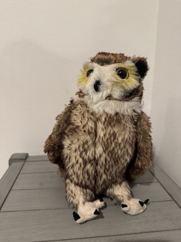 Harry Potter Universal Studios Owl Plush Brown & White Wizarding World