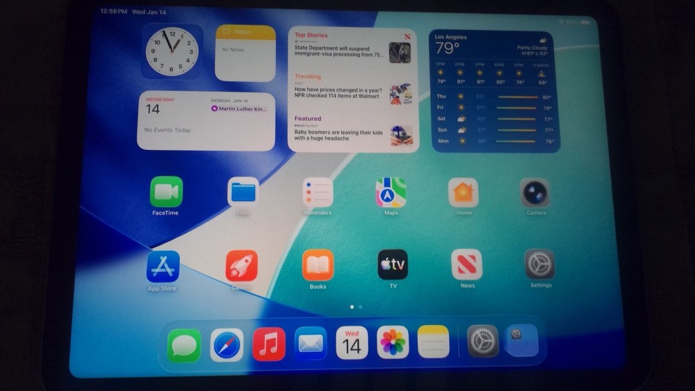 Apple iPad 10th Gen MPQ13LL/A 10.9-Inch WiFi-Only 64GB Storage Blue Tablet