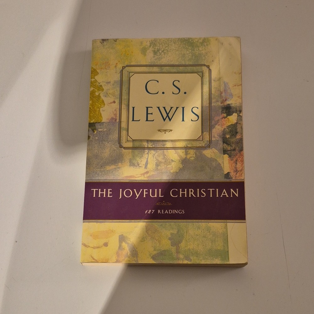 C.S. Lewis The Joyful Christian Trade Paperback Touchstone 1996