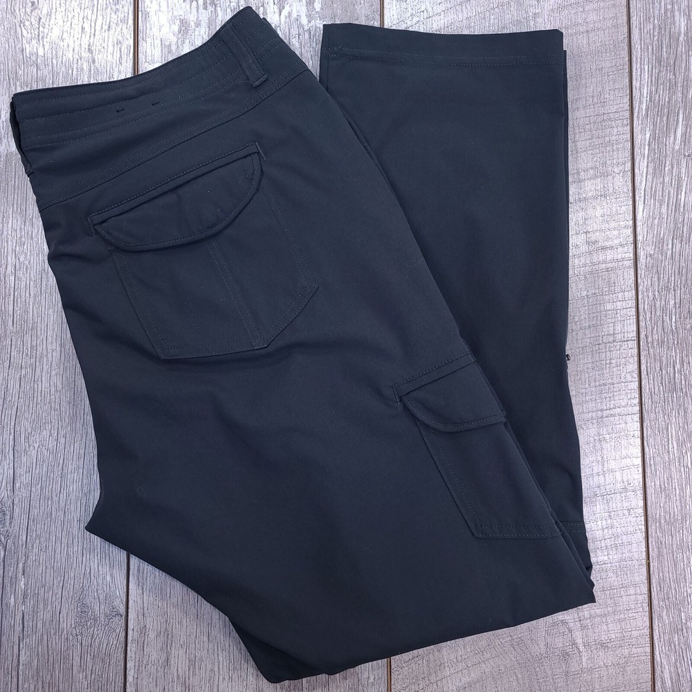 Kuhl Women's Freeflex Roll-Up Cargo Hiking Pants in Gray Size 14 Lightweight Outdoor