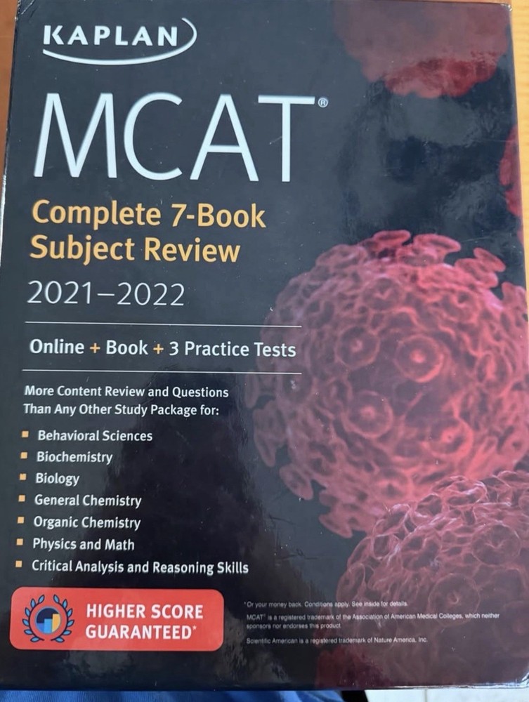 Kaplan MCAT Complete 7-Book Review 2021-2022 Box Set