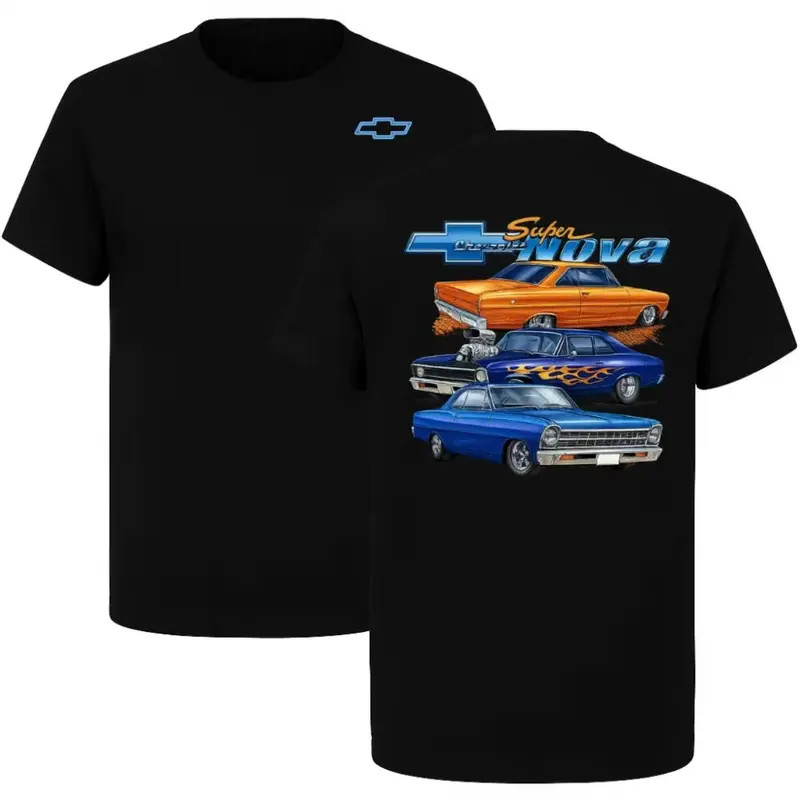 Vintage Chevrolet Super Nova T-Shirt, Classic Muscle Cars Graphic Tee, Chevy Des