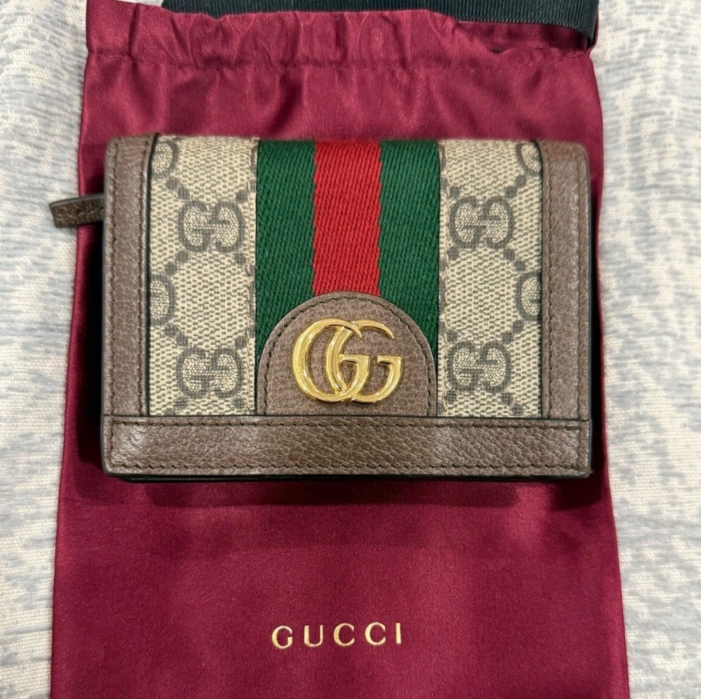 Gucci GG Ophidia Card Case Wallet  - Pristine Condition - Authentic