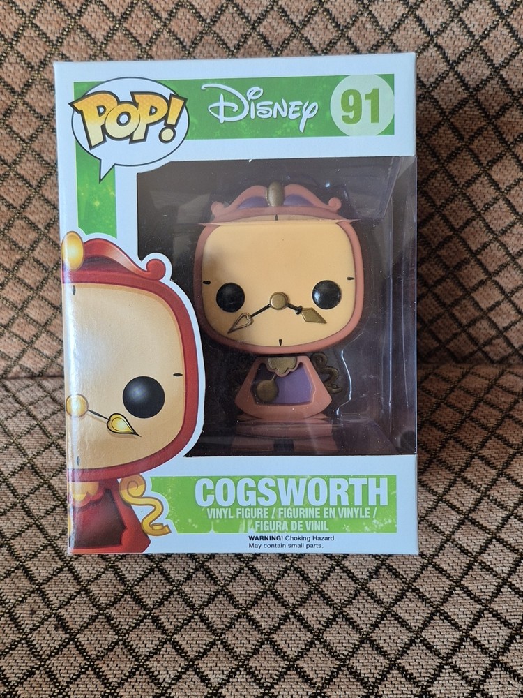 Funko Pop! Disney Beauty & the Beast Cogsworth Vinyl Figure #91