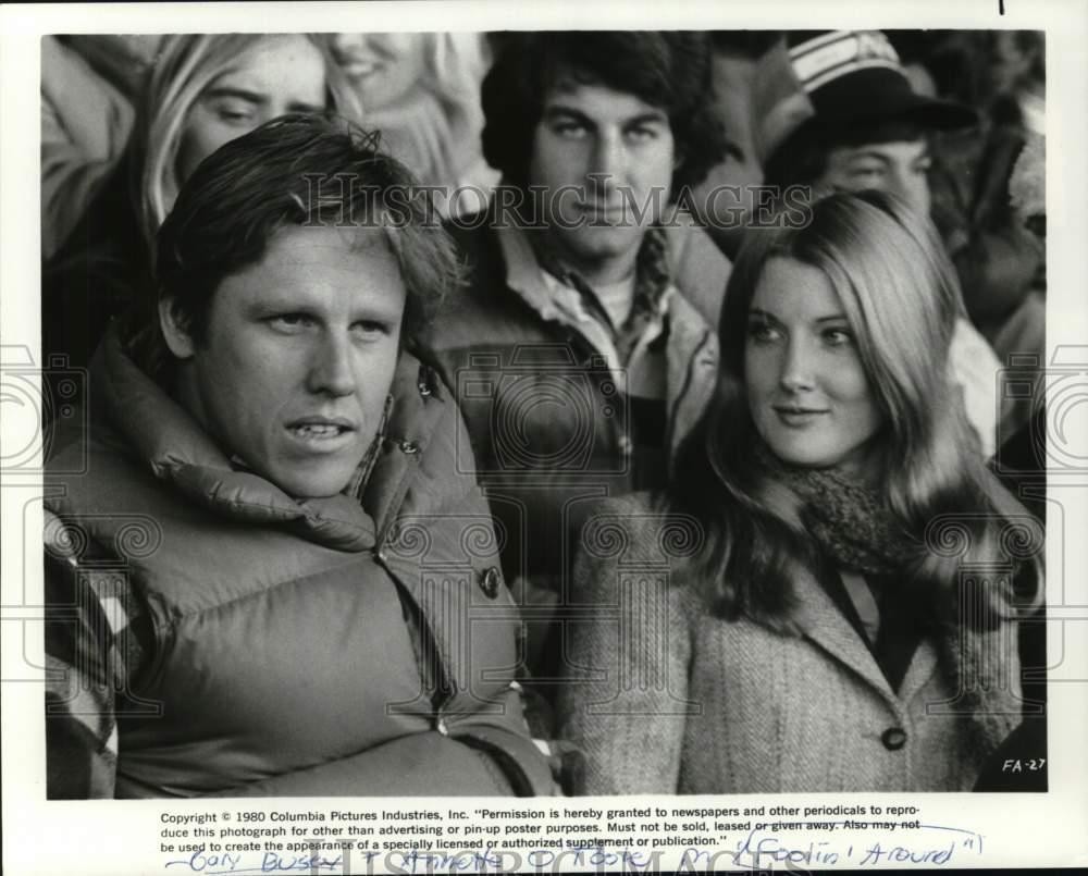 1980 Press Photo Gary Busey & Annette O'Toole costar in 