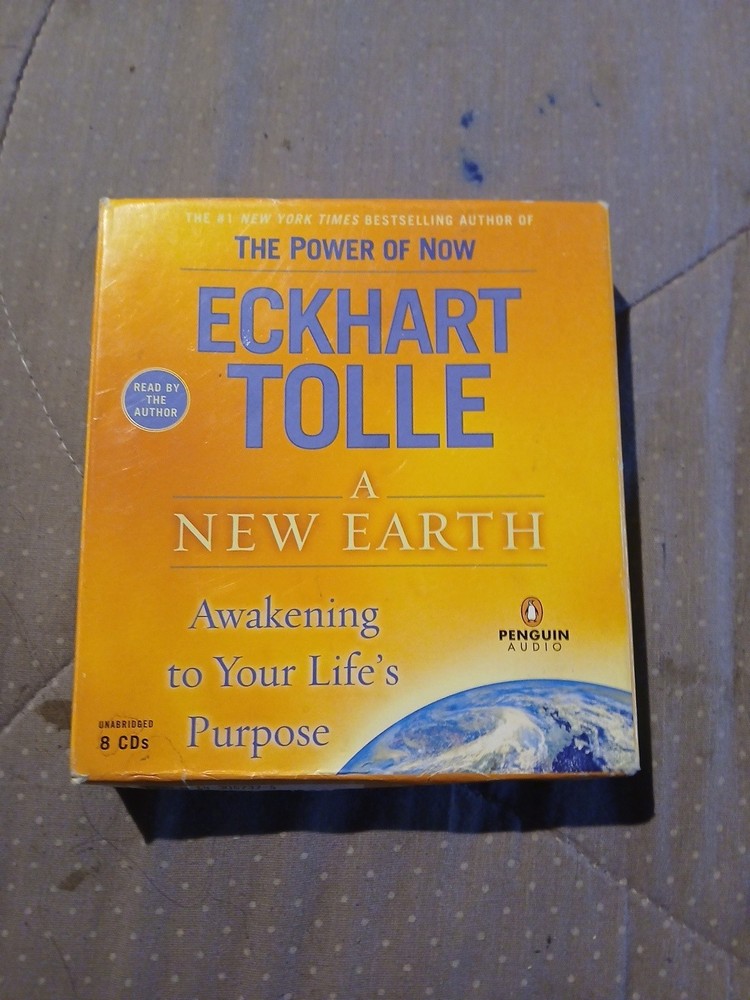 A New Earth Eckhart Tolle CD Audiobook Unabridged 8 CD Set Oprah's Book Club