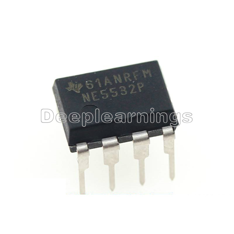 100PCS NE5532P NE5532 DIP-8 Dual Low Noise Op-Amp TI IC new