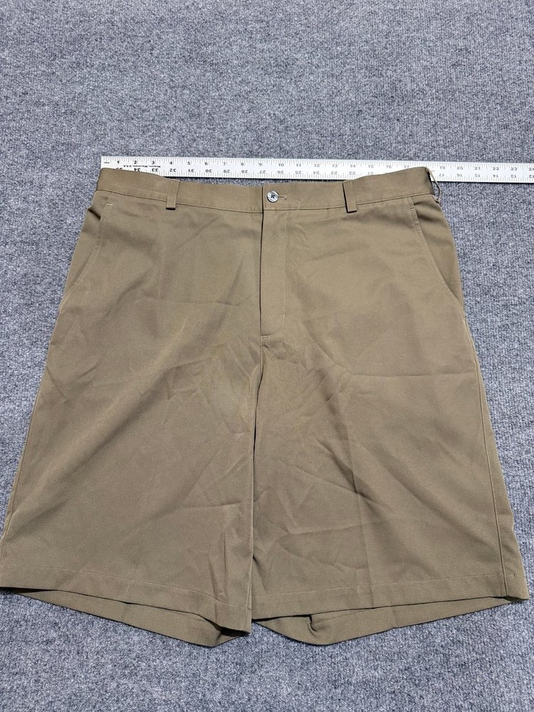 Nike Golf Men's Olive Green Performance Shorts Size 36 FitDry Flat Front