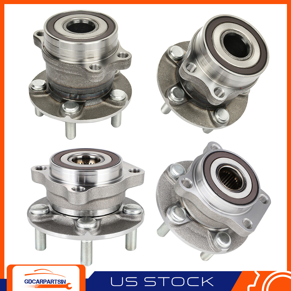 (4) Front & Rear Wheel Bearing Hub Assembly Fits 2014-18 Subaru Forester Impreza