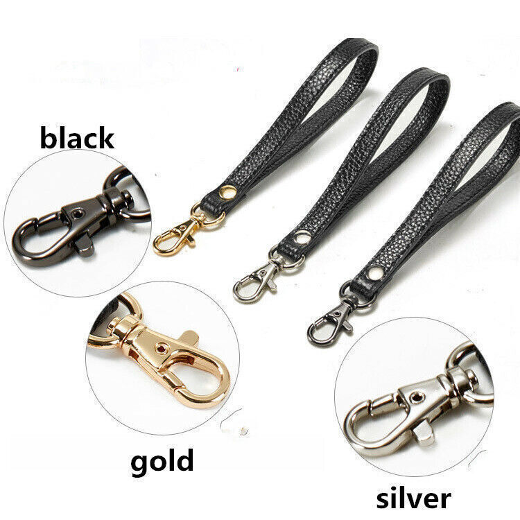 Women's Bag Strap Wallet Pouch Handle Purse Clutch Wristlet Genuine Leather