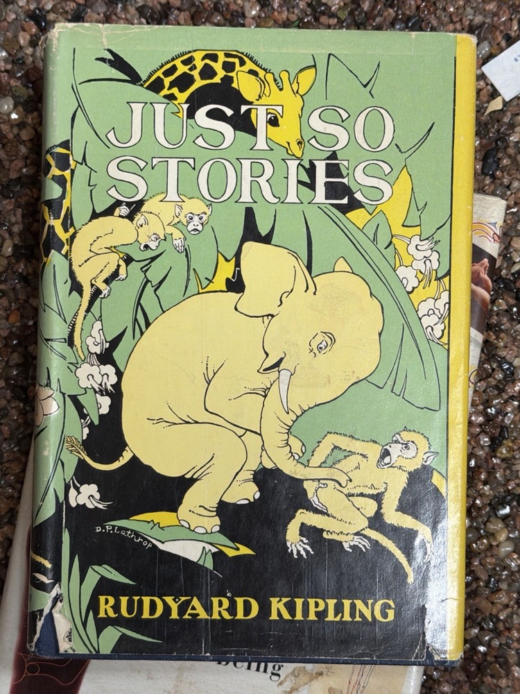 Just So Stories by Rudyard Kipling HC DJ Illustrated Doubleday Vintage 1948