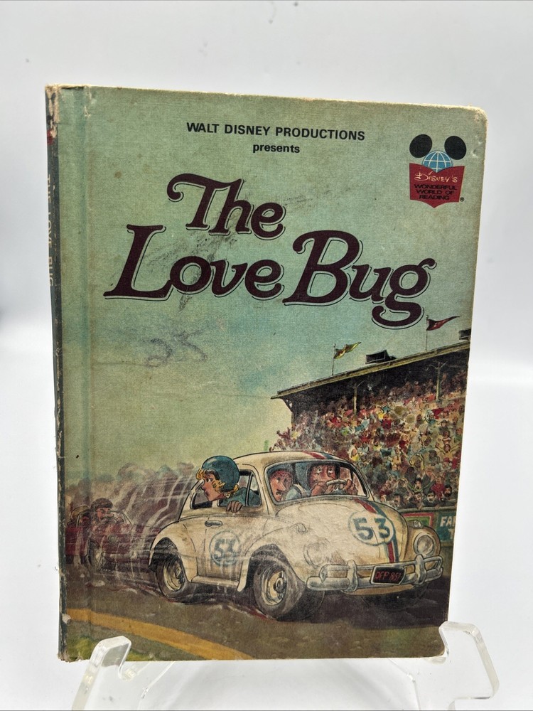 The Love Bug Walt Disney Productions Vintage 1979 Hardcover Book  Herbie