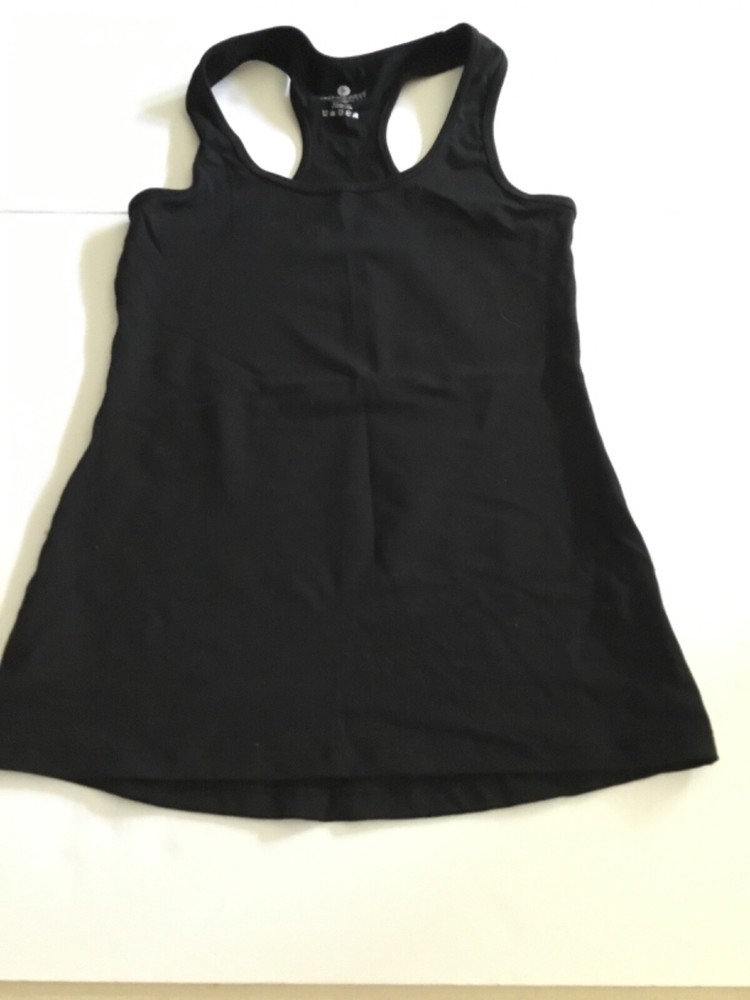 Racerback jersey. Black. XM. New. Pink