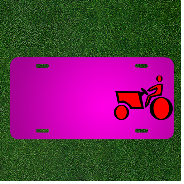 Custom Personalized Car License Plate With Add Names To Farmer Tractor Farm