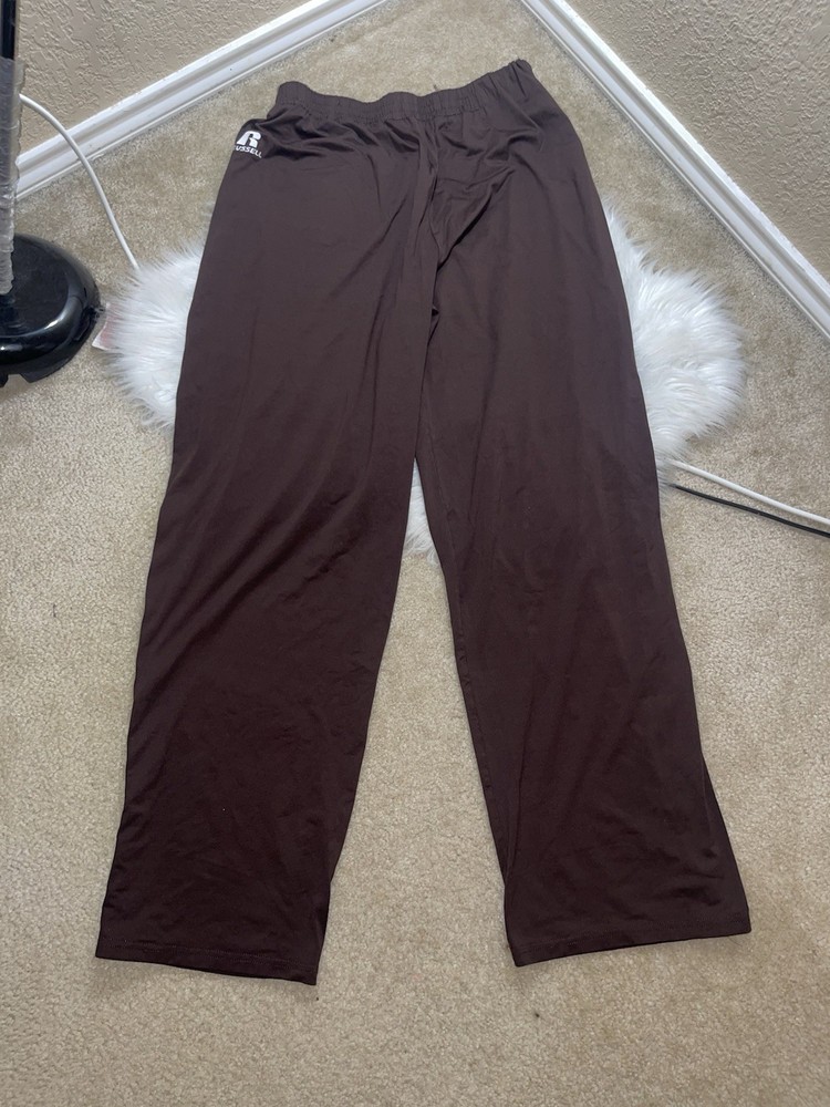 Russell Athletic Mens Brown Pants Size XL Vintage Y2K Straight Leg