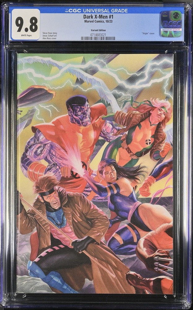 Dark X-Men 1 CGC 9.8 Alex Ross Virgin Variant
