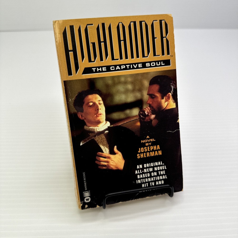 Highlander The Captive Soul Josepha Sherman First Print 1998 PB Warner Books