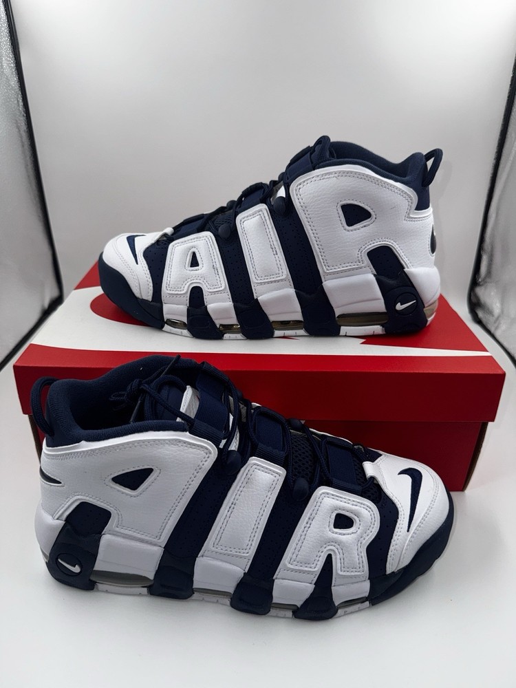 Nike Air More Uptempo 96 Olympic 2024 Blue White FQ8182-100 Pick Size