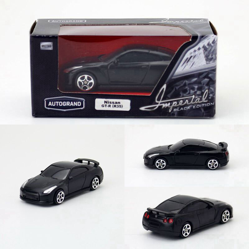 1:64 Nissan GT-R (R35) Model Car Diecast Toy Cars Toys for Boys Kids Gifts Black