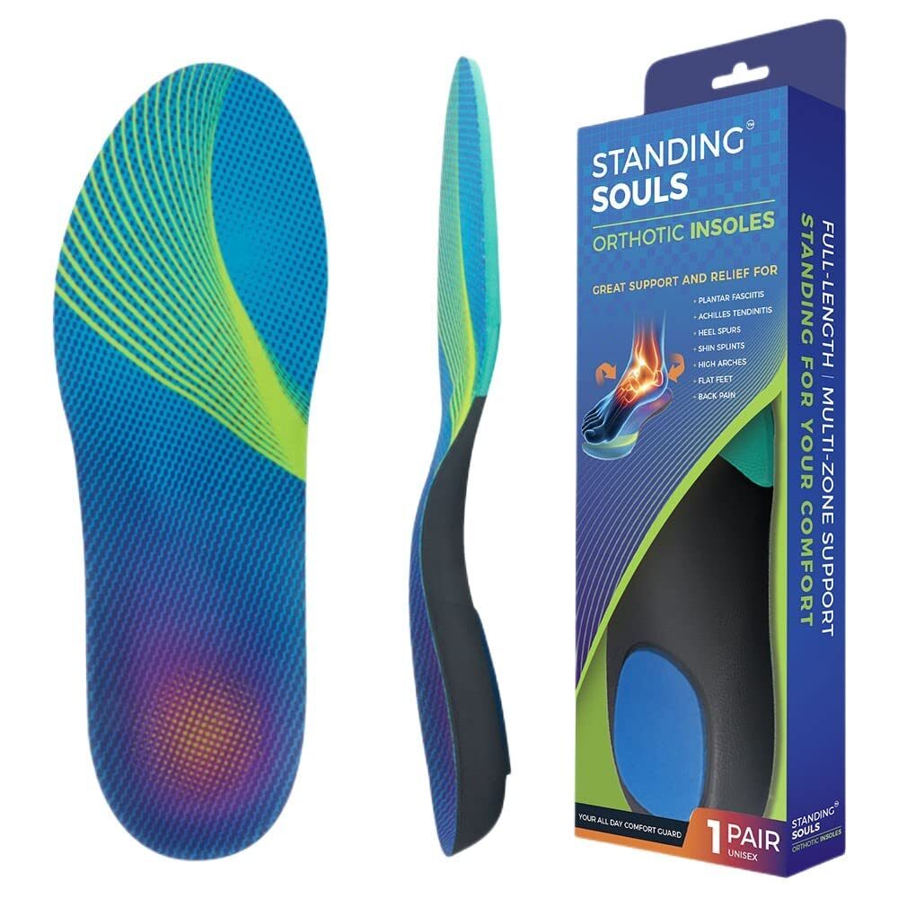 Standing Souls All-Purpose Comfort Insoles Shock Absorption Sports Shoe Inser...