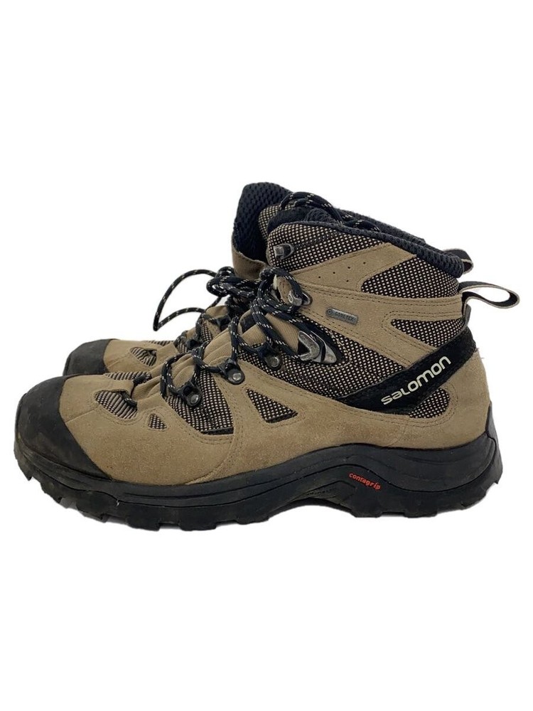 Salomon Discovery Trekking Boots 27cm Beige Suede Gore-Tex 370640 3177