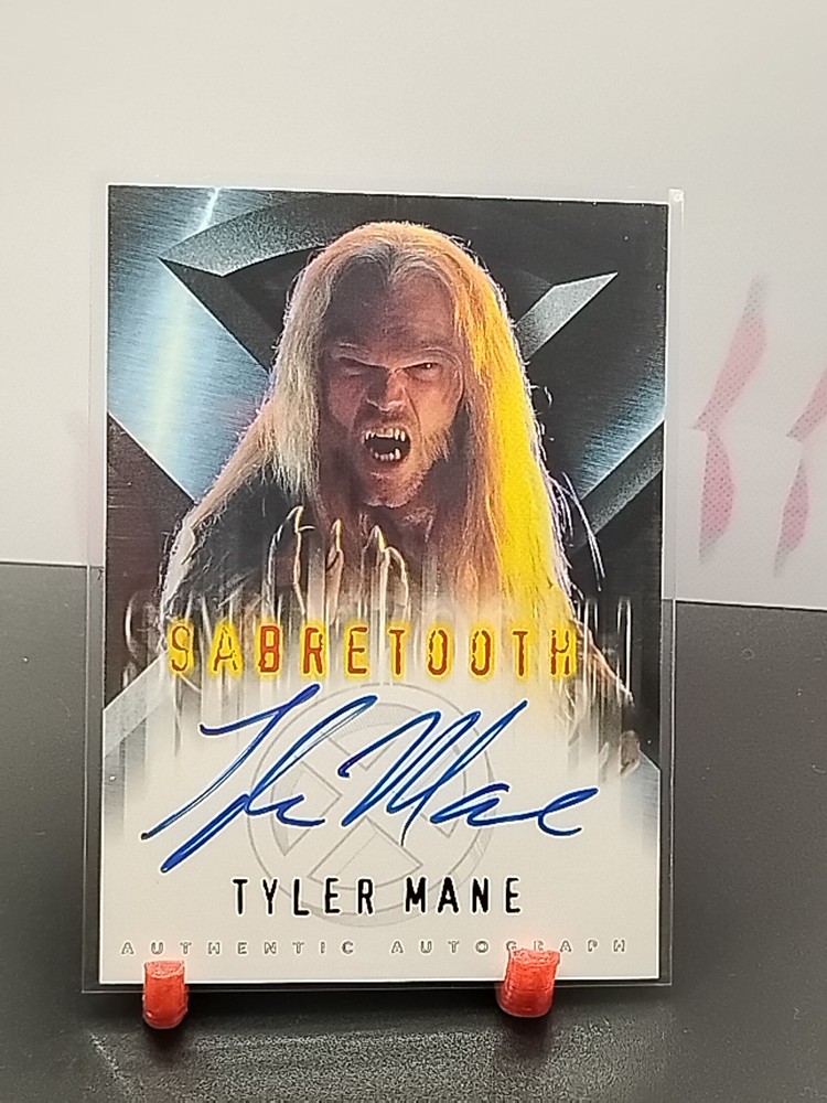 Tyler Mane Autograph X-Men The Movie Sabertooth Auto Card 2000 Topps Movie Card