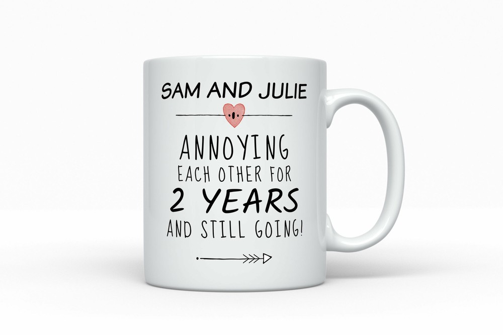 Customized Wedding Anniversary Coffee Mug Personalized Anniversary Gift Custom