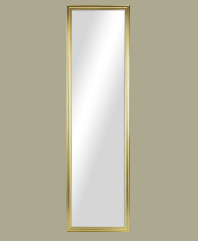 Mirror 13x49 Rectangular Full Length Mirror Wall, Mirror Frame Wall Mounted Gold